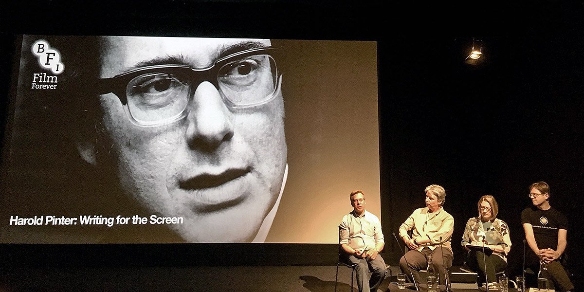 BFI Harold Pinter with Mark Taylor Batty.