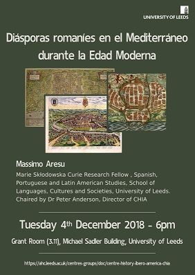Event - part of the project: Mediterranean Gypsies. A forgotten history beyond diaspora, nomadism, marginality in three Western Mediterranean areas of the Spanish Crown