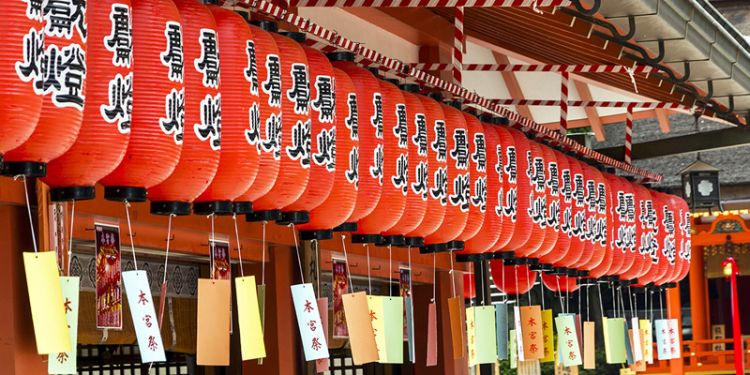 Chinese lanterns.
