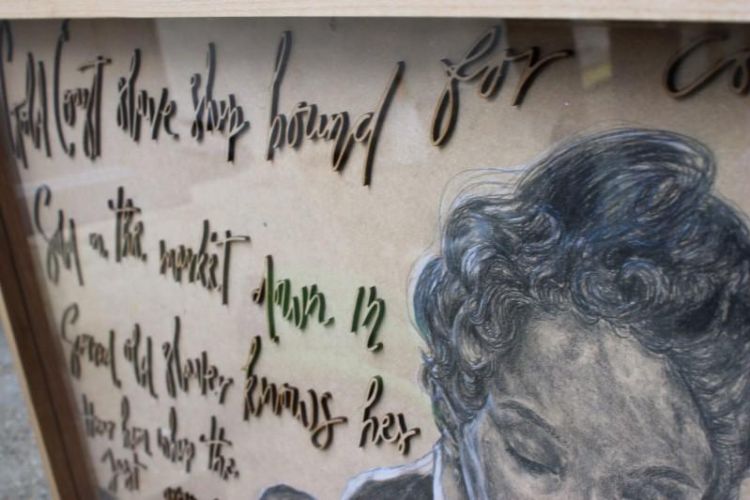Detail from artwork by Skye Davies called Brown Sugar