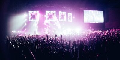Crowd at a concert - European Popular Musics Research Group, University of Leeds