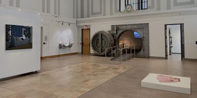 Artworks in a gallery