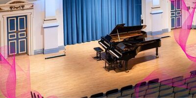 A grand piano.