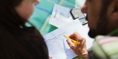students learning a language