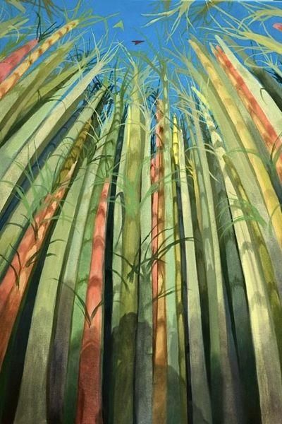 Hettie Inniss' painting for Berkofsky Awards