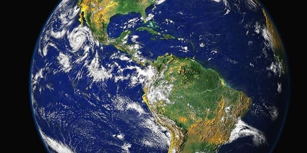 Planet Earth as viewed from space