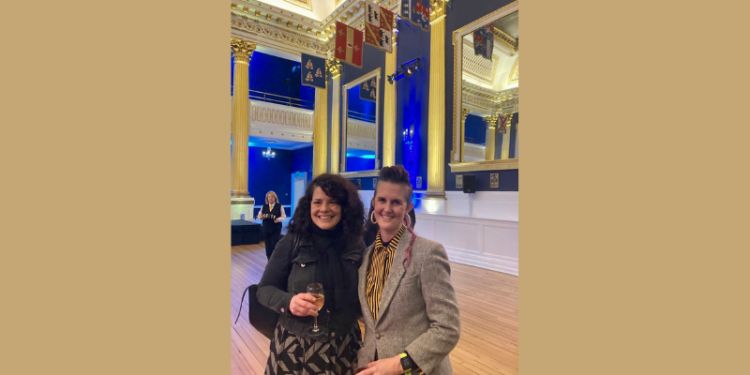 Kimberly Campanello attends Decade of the Centenaries event with Taoiseach of Ireland