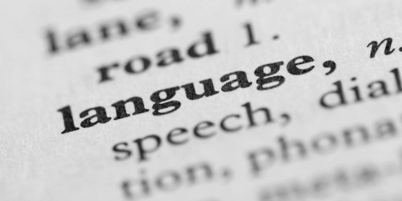 Close up image of a dictionary page.